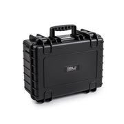 B&W Type 5000 hard case with foam inserts, black, waterproof and dust-proof, ideal for cameras and accessories.