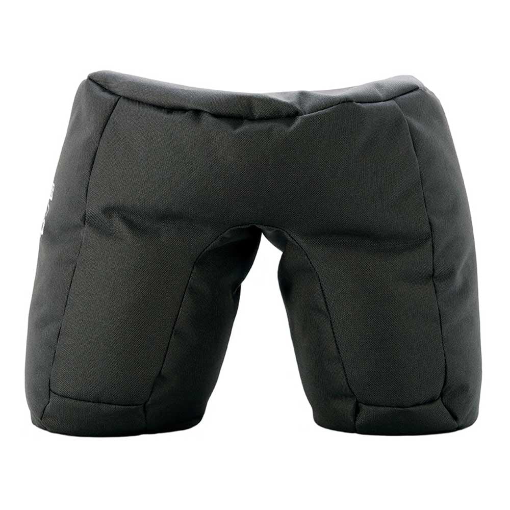 Badger Gear Snuggfit Beanbag II, a large, filled camera support beanbag in black, designed for stabilising long lenses on uneven surfaces such as car windows, ground, or rocks.