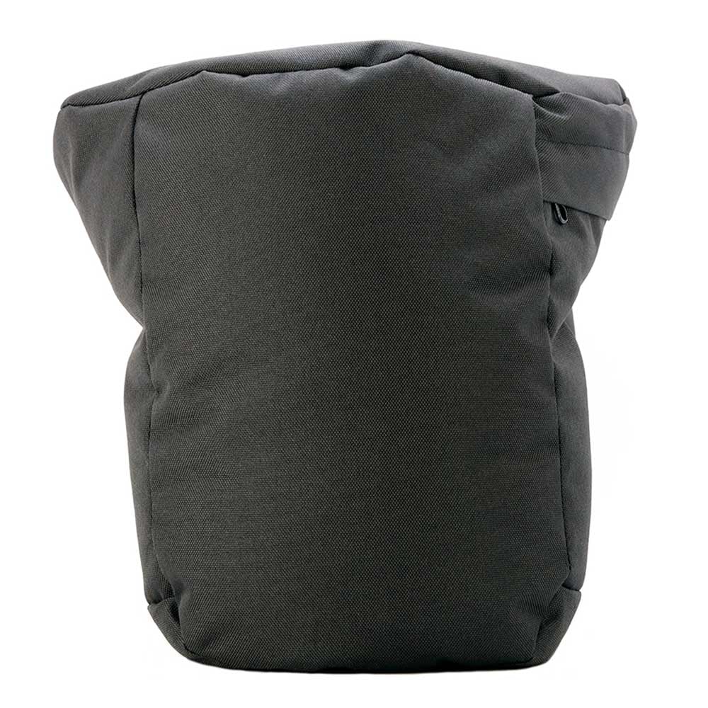 Badger Gear Snuggfit Beanbag II, a large, filled camera support beanbag in black, designed for stabilising long lenses on uneven surfaces such as car windows, ground, or rocks.