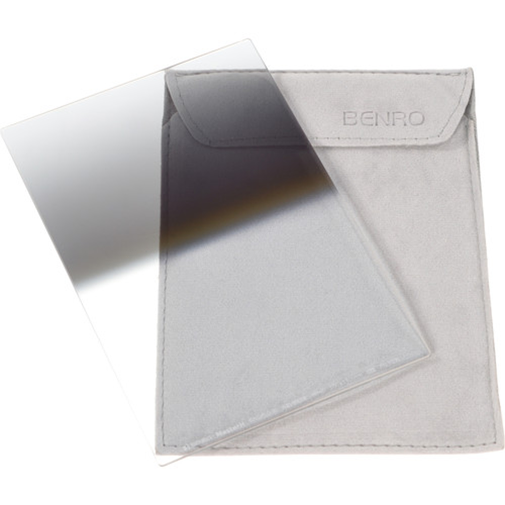 Benro 100x150mm MasterH reverse-graduated ND 0.9 filter, 3-stop hard-edge filter for sunrise and sunset photography.