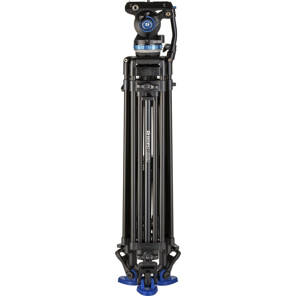 Benro A673TM Dual-Tube Aluminium Tripod with S8Pro Fluid Head for professional videography.