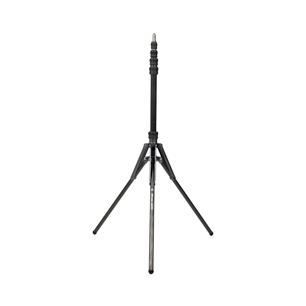 Benro Livestream Stand tripod for smartphones, compact foldable design, 690 g weight, 2 kg load, adjustable 87.5–220 cm height, doubles as light stand.