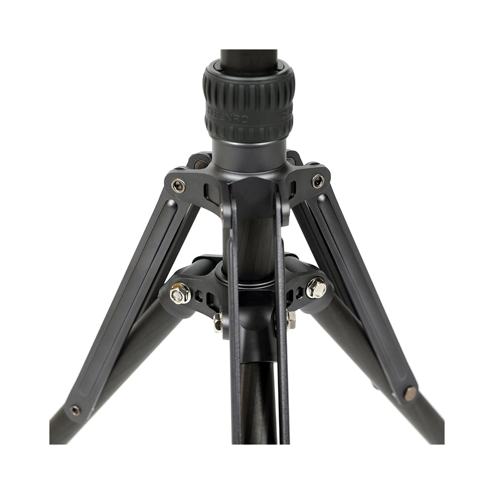 Benro Livestream Stand tripod for smartphones, compact foldable design, 690 g weight, 2 kg load, adjustable 87.5–220 cm height, doubles as light stand.