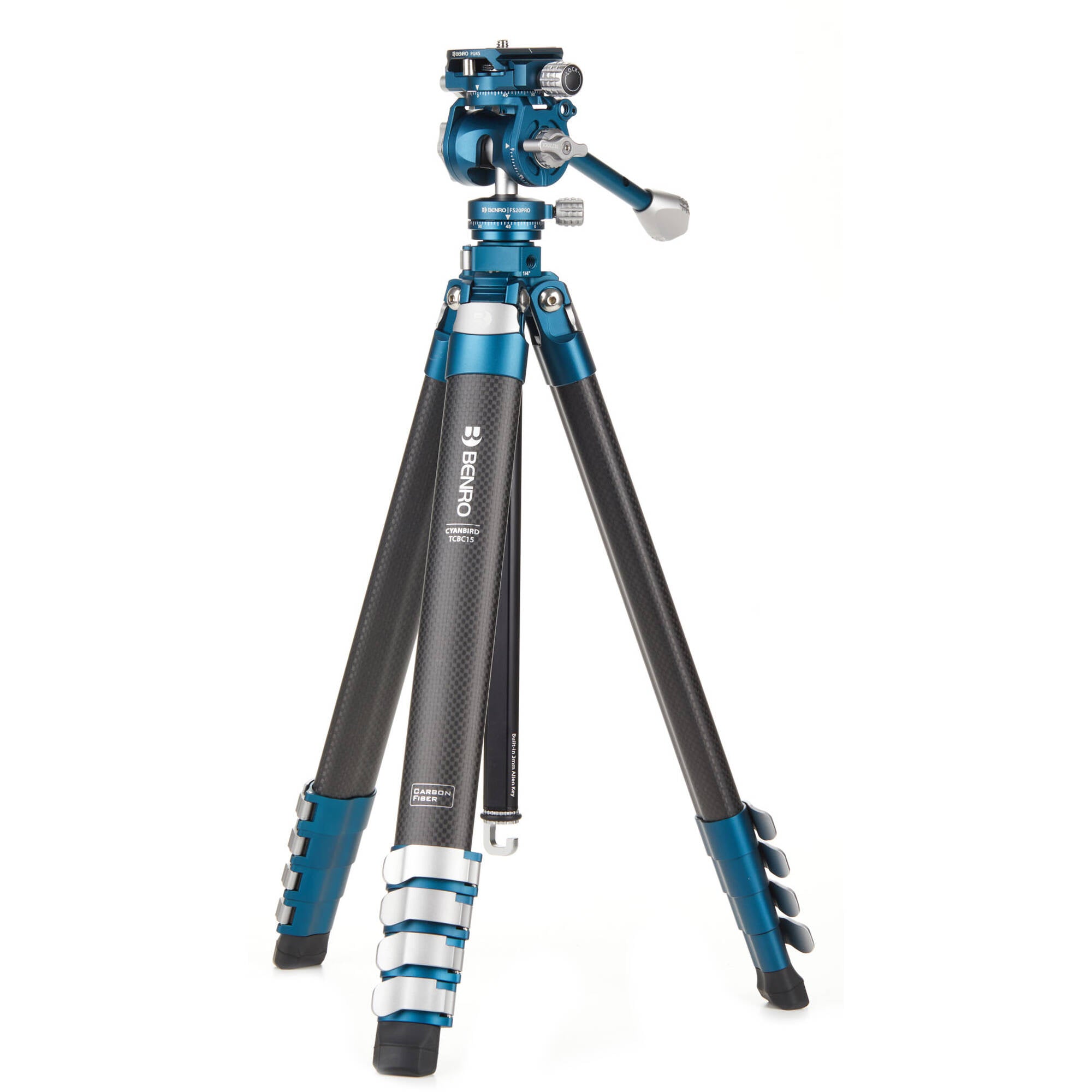 The tripod is designed for content creators, it features a durable aluminium build, a quick setup, and a flexible hybrid head for smooth capturing.