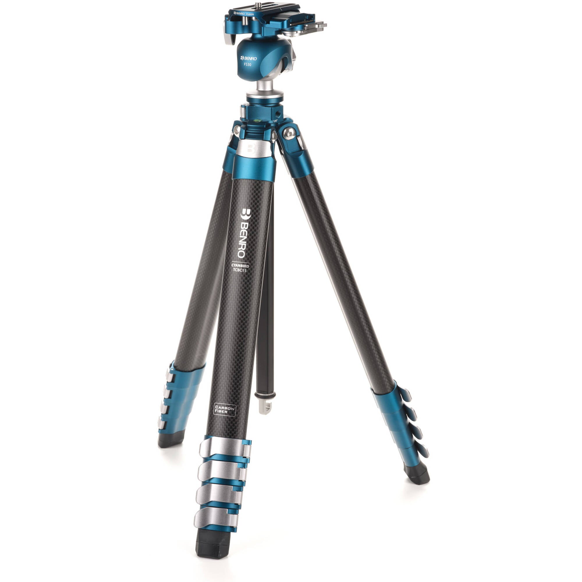 Benro CyanBird Carbon Fibre Tripod with FS30 Ball Head, lightweight and stable support for DSLR and mirrorless cameras.