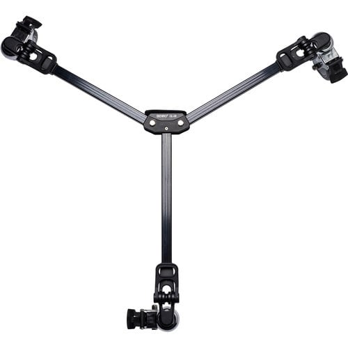 Benro DL-08 Tripod Dolly with smooth rolling wheels for stable and precise tripod movement in studio or controlled settings.