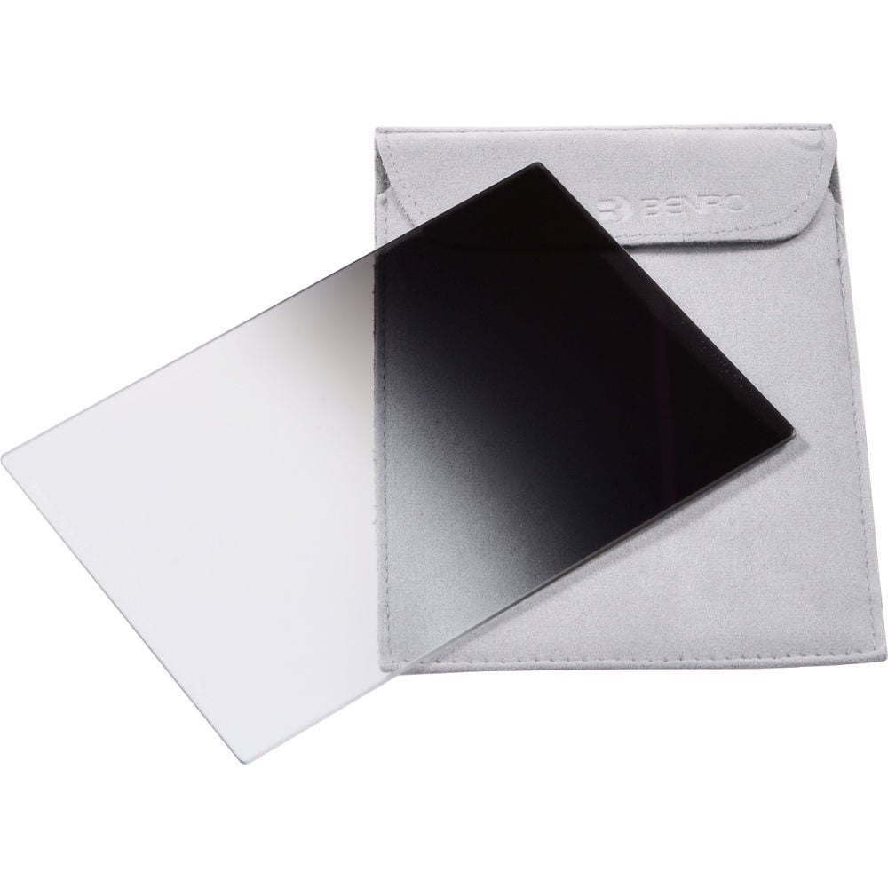 Benro 100x150mm MasterH Soft-Edge Graduated ND 1.2 Filter, 4-stop filter for balanced skies and landscapes.