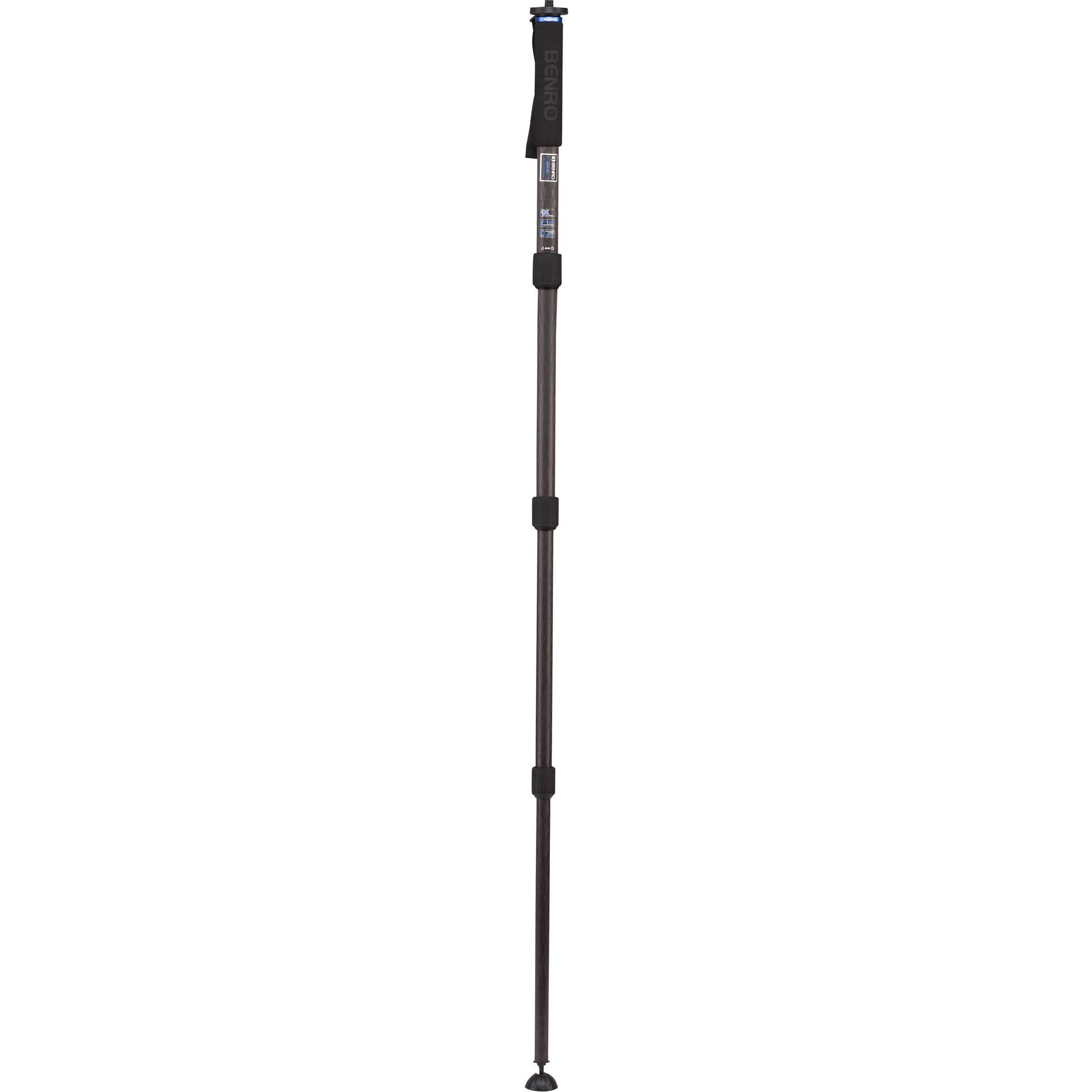 Fully extended Benro monopod