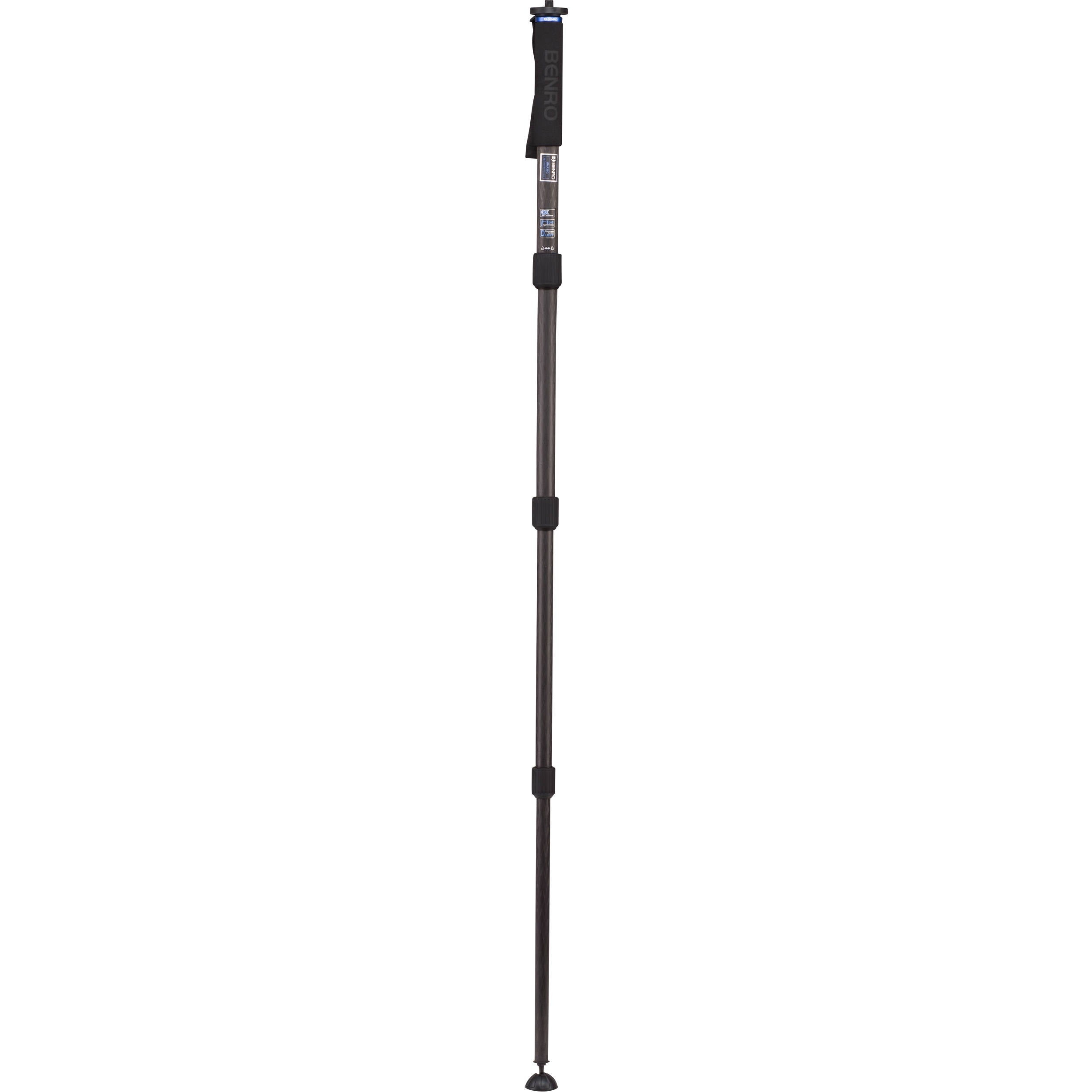 Fully extended Benro monopod