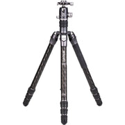 Benro Rhino 3 Series CF travel tripod with VX30 ball head—carbon-fiber legs and compact ball head.