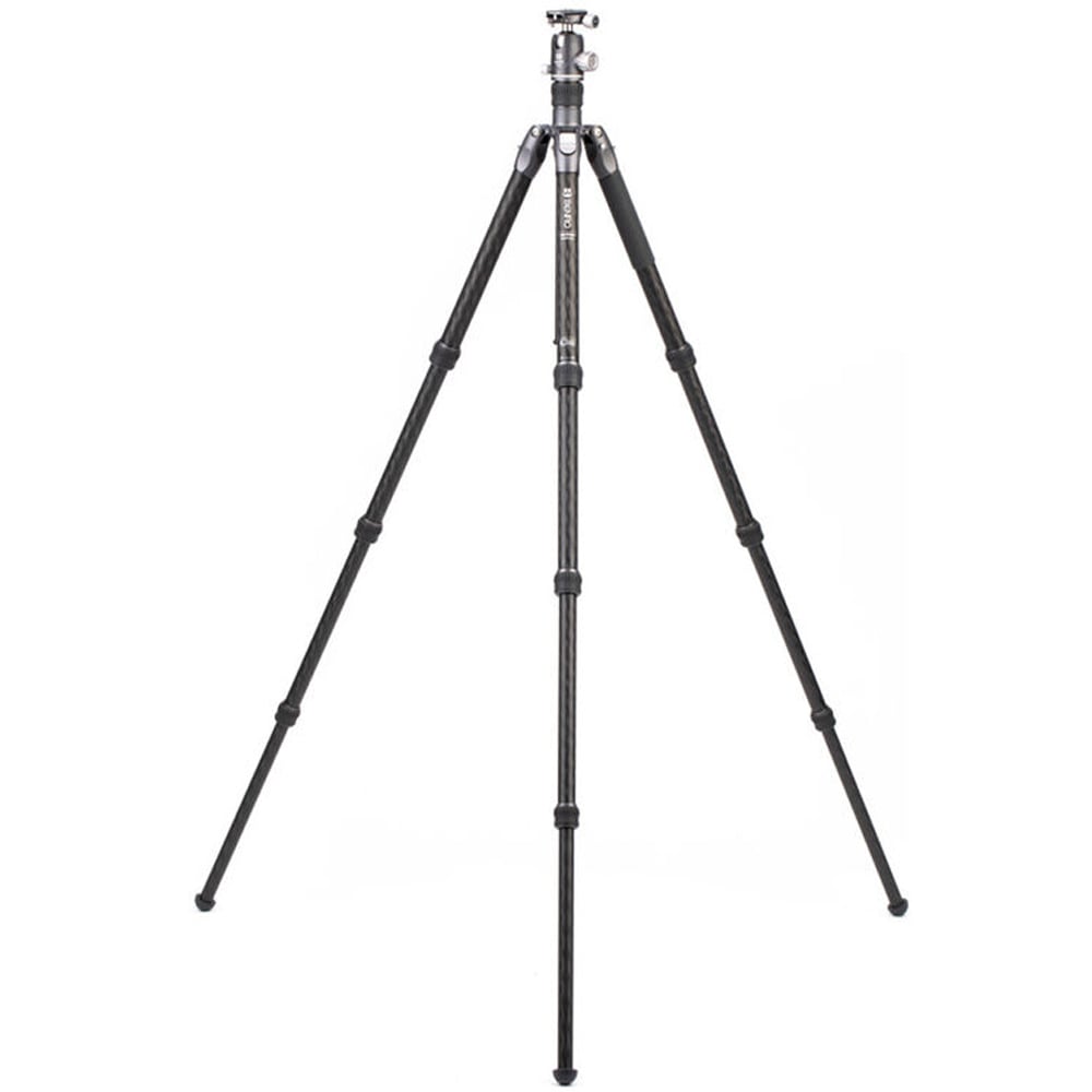 Benro Rhino 3 Series CF travel tripod with VX30 ball head—carbon-fiber legs and compact ball head.