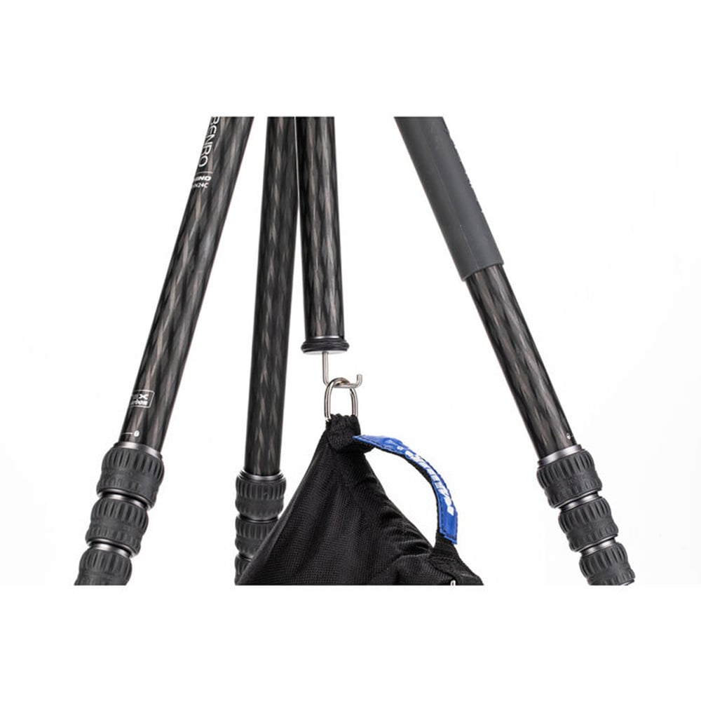 Benro Rhino 2 Series carbon‑fiber travel tripod with VX25 ball head — compact, lightweight with twist‑lock legs and Arca‑Swiss compatible head.
