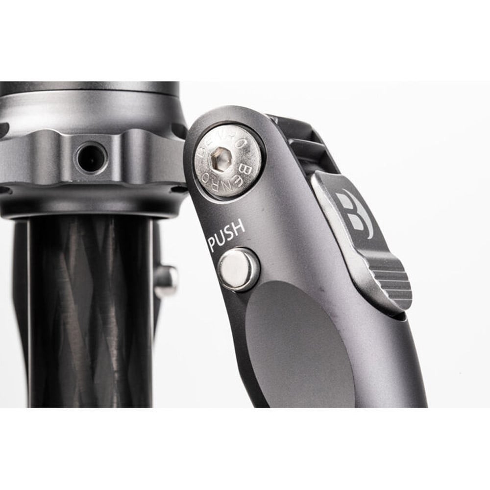 Benro Rhino 2 Series carbon‑fiber travel tripod with VX25 ball head — compact, lightweight with twist‑lock legs and Arca‑Swiss compatible head.