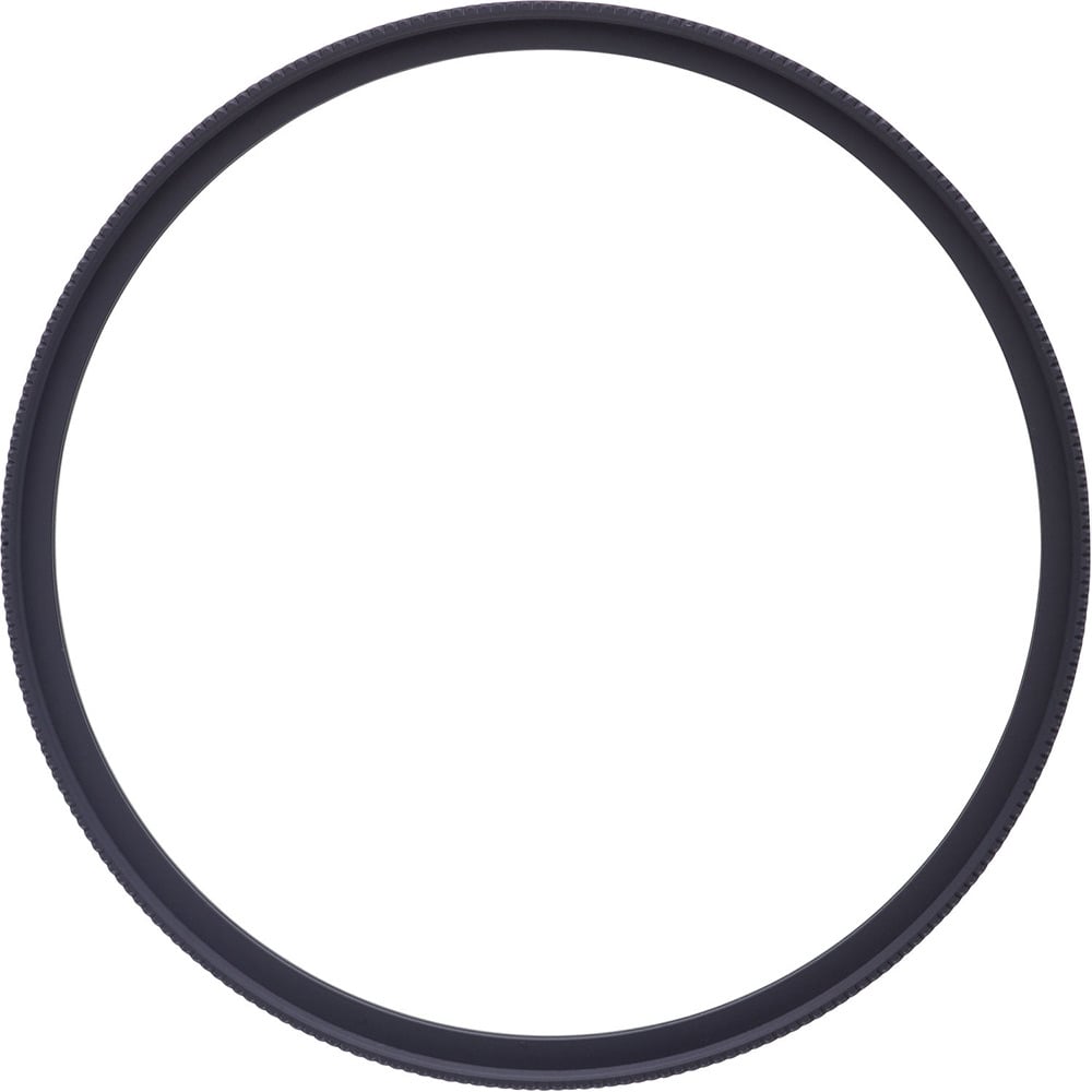Black circular ring on a white background