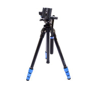 Benro Slim Twist aluminium travel tripod kit – compact, lightweight with twist‑lock legs and S2 pan‑tilt head.
