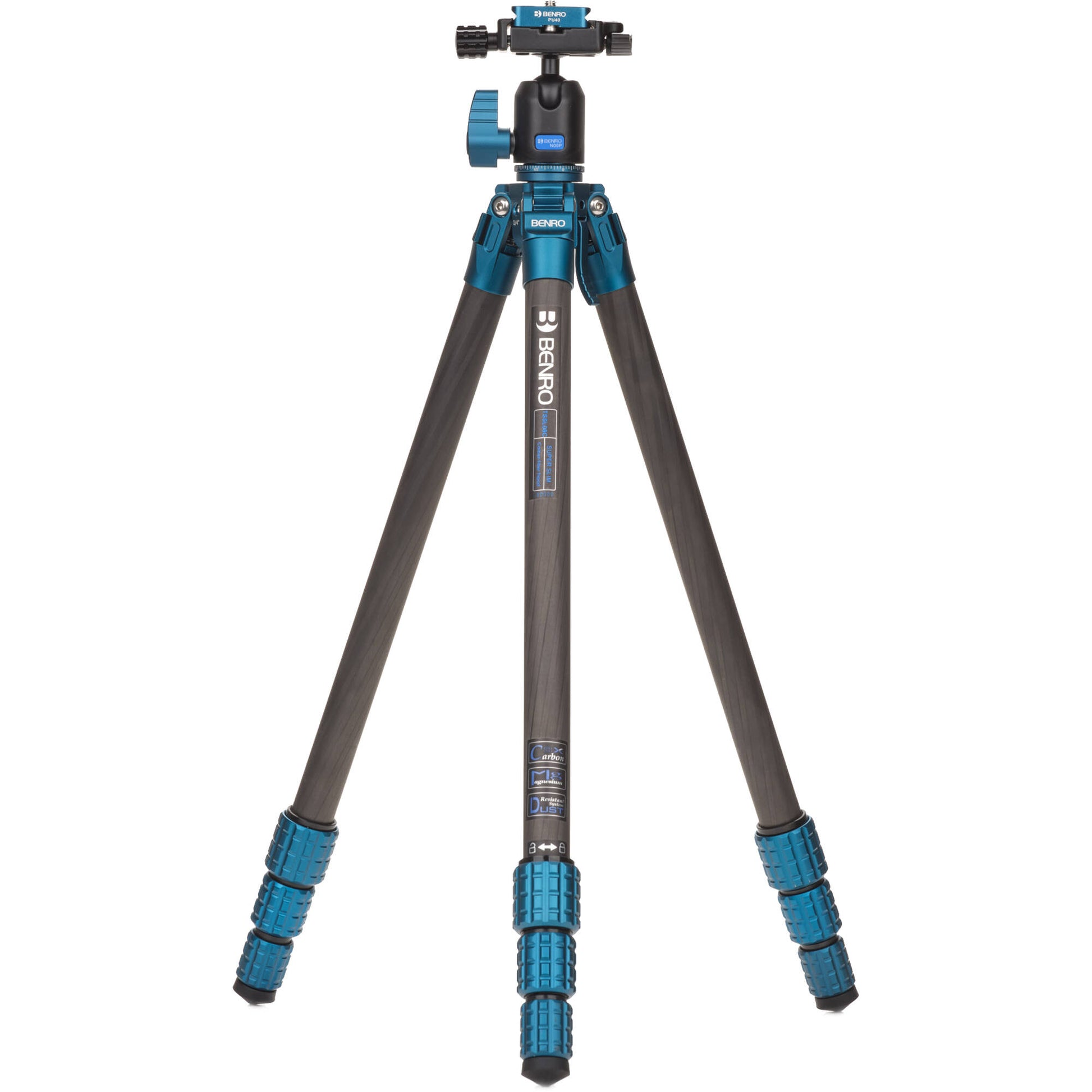 Benro SuperSlim Carbon Fibre Tripod with Ball Head – an ultra-lightweight yet durable tripod perfect for travel, featuring strong carbon fibre legs and smooth ball head control.