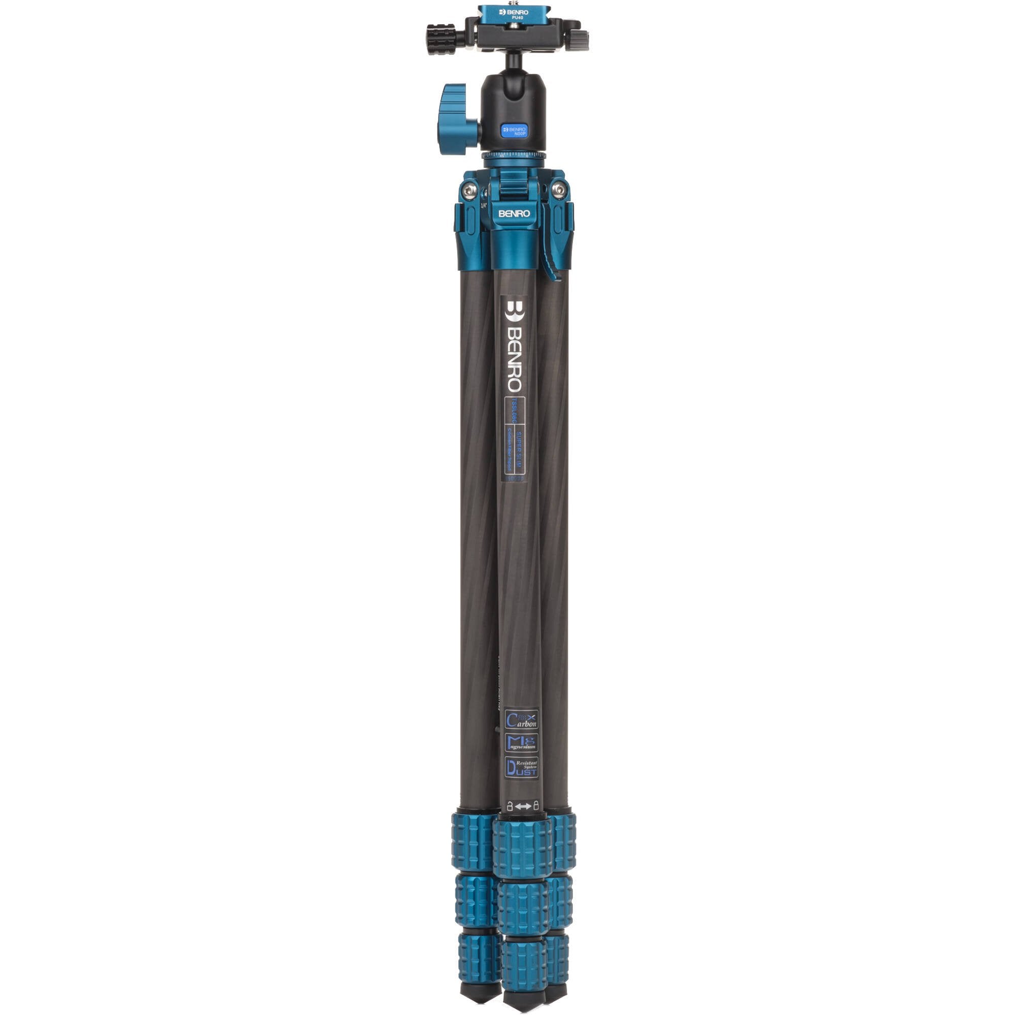 Benro SuperSlim Carbon Fibre Tripod with Ball Head – an ultra-lightweight yet durable tripod perfect for travel, featuring strong carbon fibre legs and smooth ball head control.