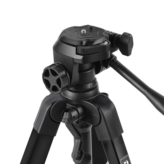 Benro T691 Aluminium Tripod with quick-release head and adjustable legs, lightweight support for casual photography and travel.