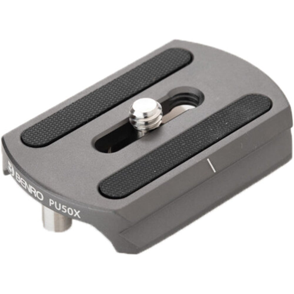 Benro VX20 Two‑Series Arca‑type aluminum ball head in black with ergonomic control knobs for smooth pan and tilt adjustments.