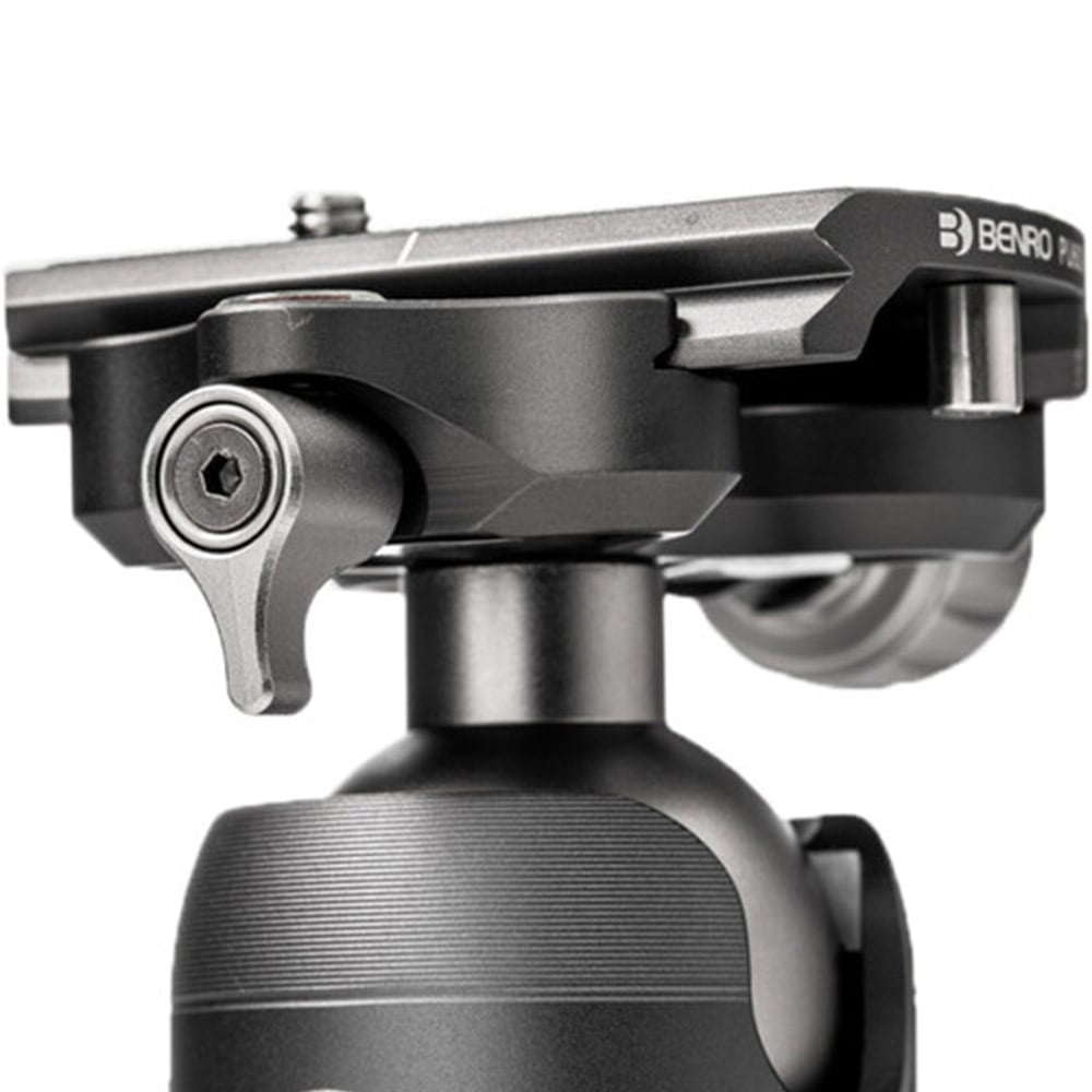 Benro VX30 Two Series Arca-Type Aluminum Ball Head, compact dual panoramic tripod head with Arca quick release.