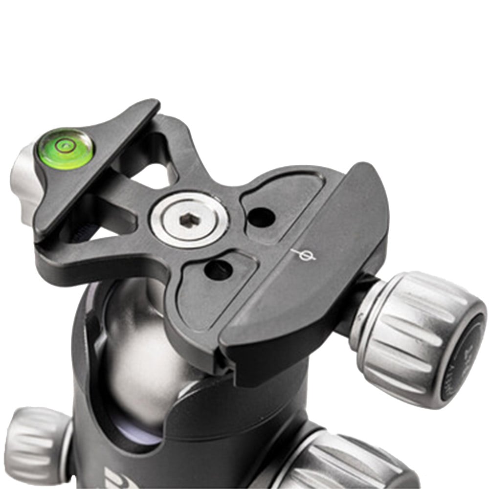 Benro VX30 Two Series Arca-Type Aluminum Ball Head, compact dual panoramic tripod head with Arca quick release.