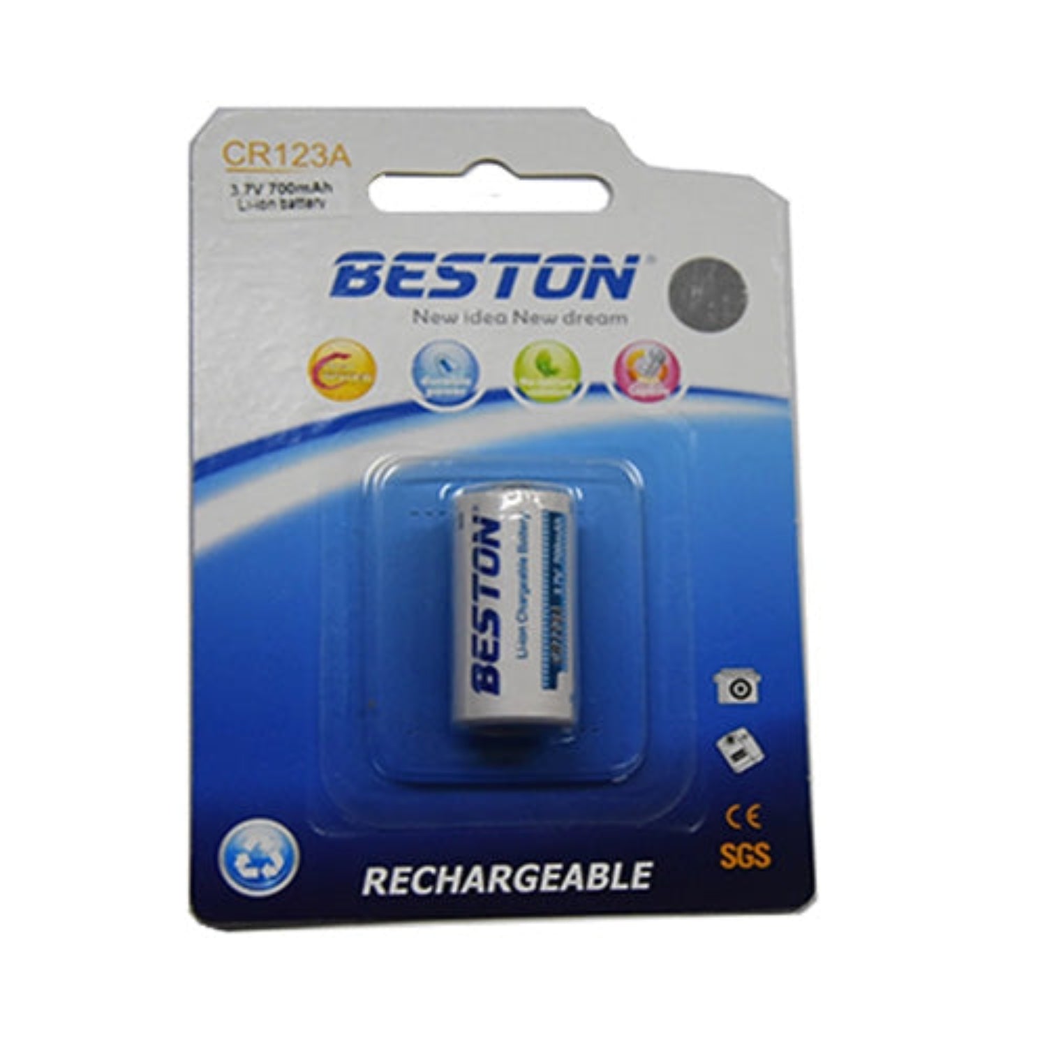 Ensure that all your electronic devices are always fully charged with the Beston CR123A 3.7V battery