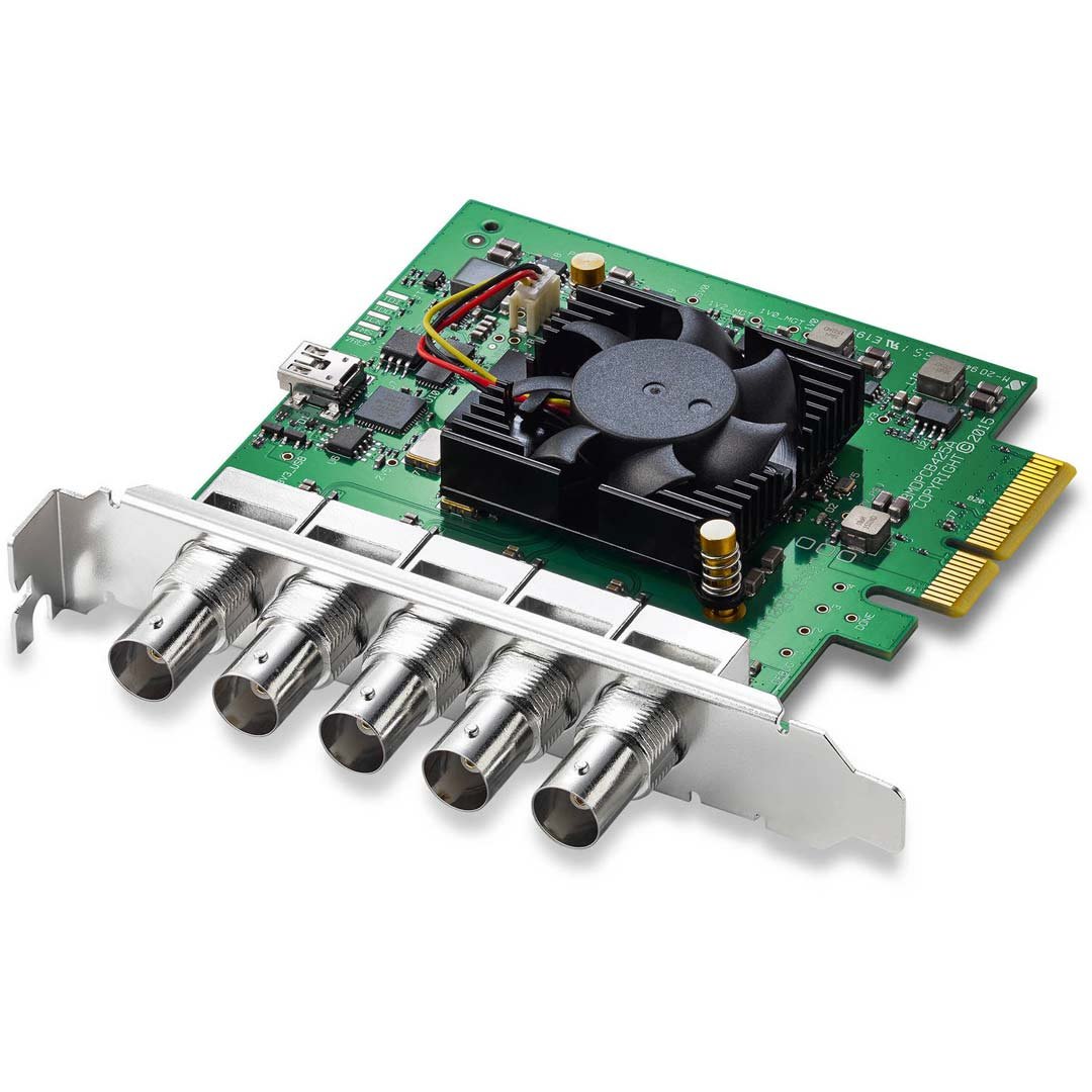 The Blackmagic Design DeckLink Duo 2 is a PCI Express 4-in-one capture and playback card that supports SDI formats in SD and HD up to 1080p60.