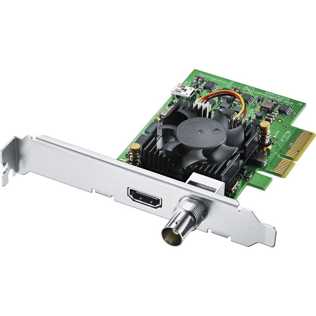 Blackmagic DeckLink Mini Monitor 4K is a low-profile PCI Express playback card allows you to connect to any television or monitor.