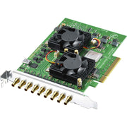 The Blackmagic Design Decklink Quad 2 with 8 independent SDI capture and 8 playback channels | Live-stream and post-production accessory.