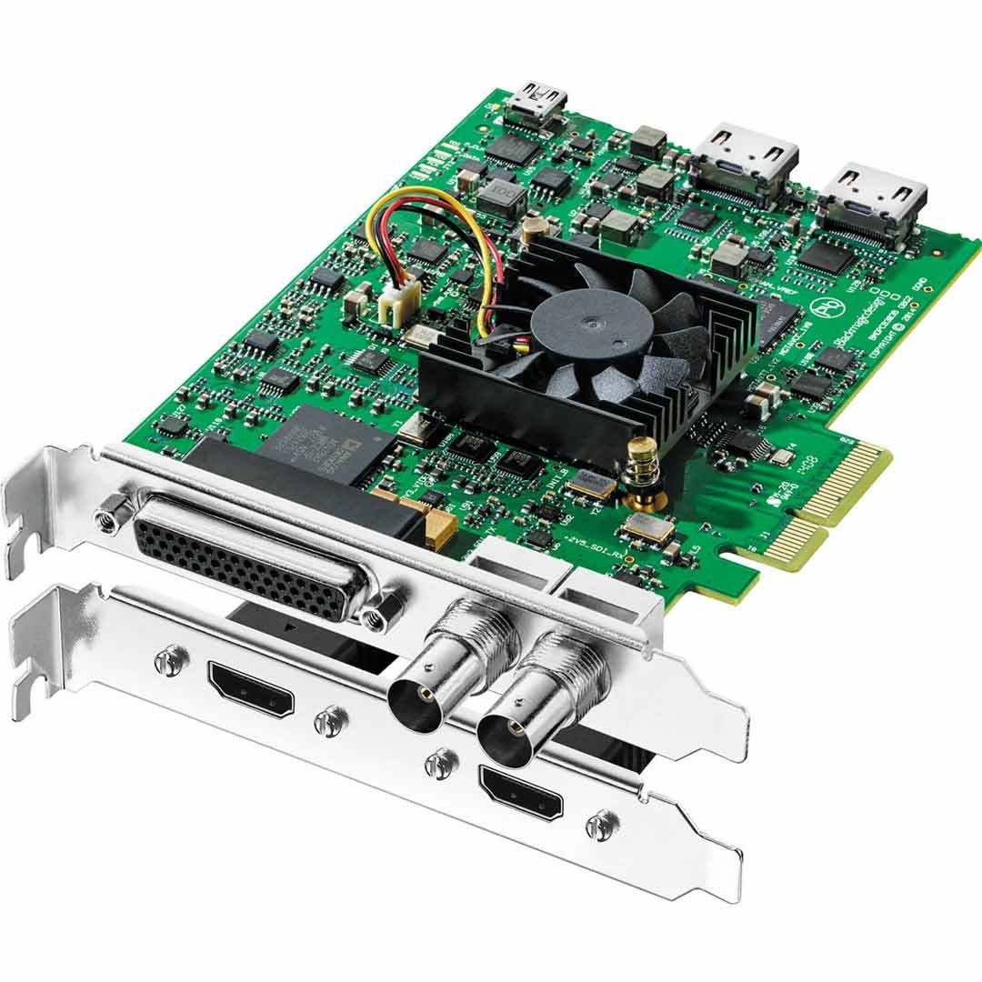 The Blackmagic DeckLink Studio 4K lets you move seamlessly between SD, HD, 2K and Ultra HD and also offers a wide range of video and audio connections.