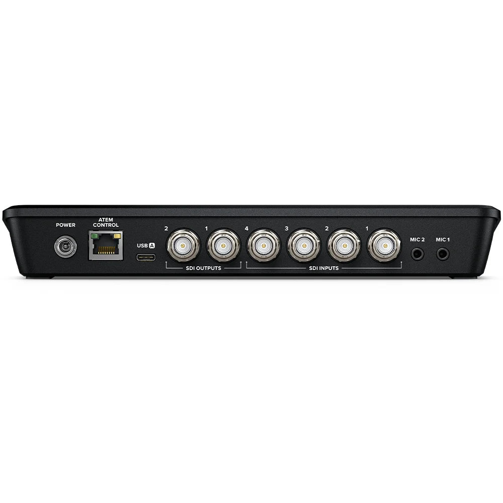 Stream professional events to YouTube, Facebook and Twitch. Portable solution for on-location live production that connects high-end cameras and recorders.