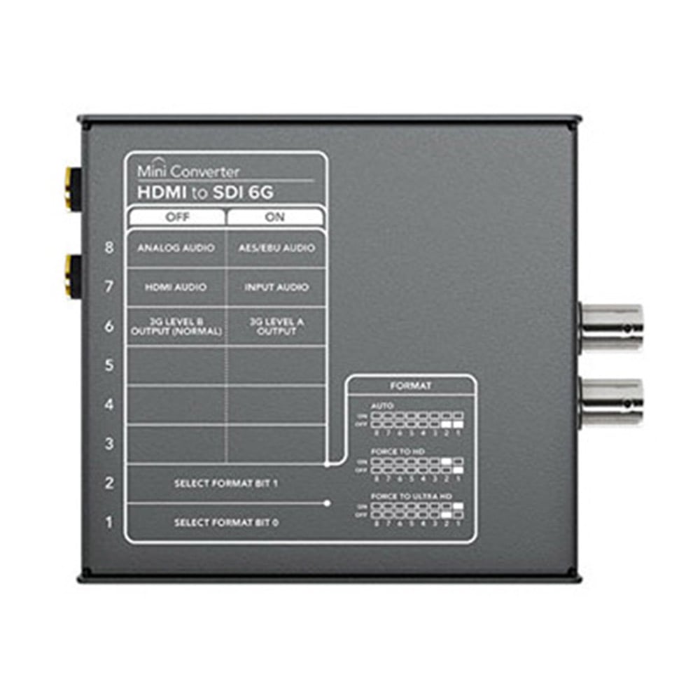 Blackmagic Broadcast Accessory brings an advanced solution to convert HDMI consumer devices to broadcast quality SD, HD, 3G, or 6G-SDI.
