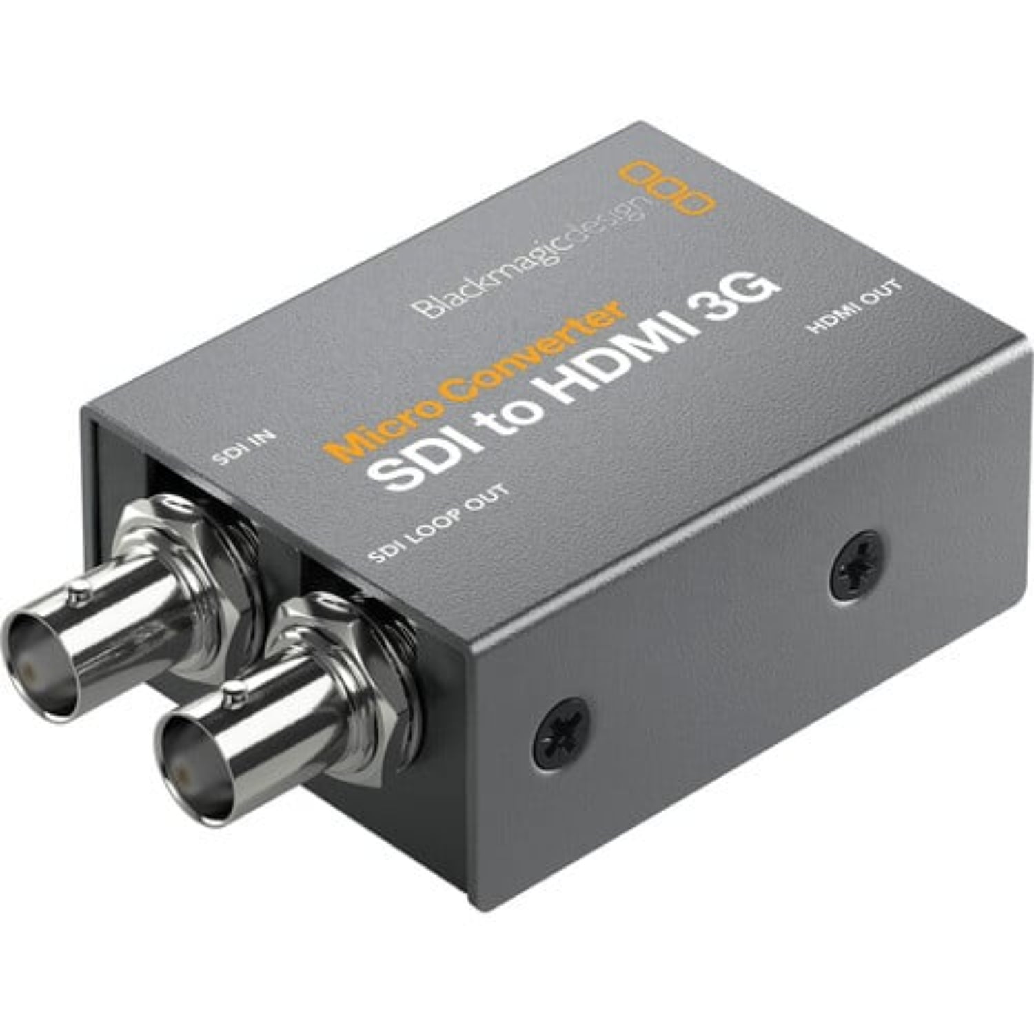 The Blackmagic Design Micro Converter SDI to HDMI 3G Design enables you to use HDMI-input monitors and televisions for production monitoring.