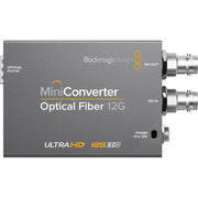 The Bidirectional Optical Fibre 12G Mini Converter is build to support your studio and live events with video signals up to DCI 4K25 and UHD 4K60.