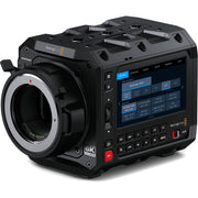 Blackmagic Design PYXIS Cinema Camera 6K (Canon EF) with full-frame 6K sensor, Canon EF lens mount, 13 stops dynamic range, dual native ISO, 4" HDR touchscreen, dual CFexpress slots, and built-in streaming capabilities.