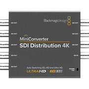 Blackmagic UpDownCross HD Converter connect HDMI computers to SDI projectors. Enabling SD or HD video format to any other SD or HD video format.