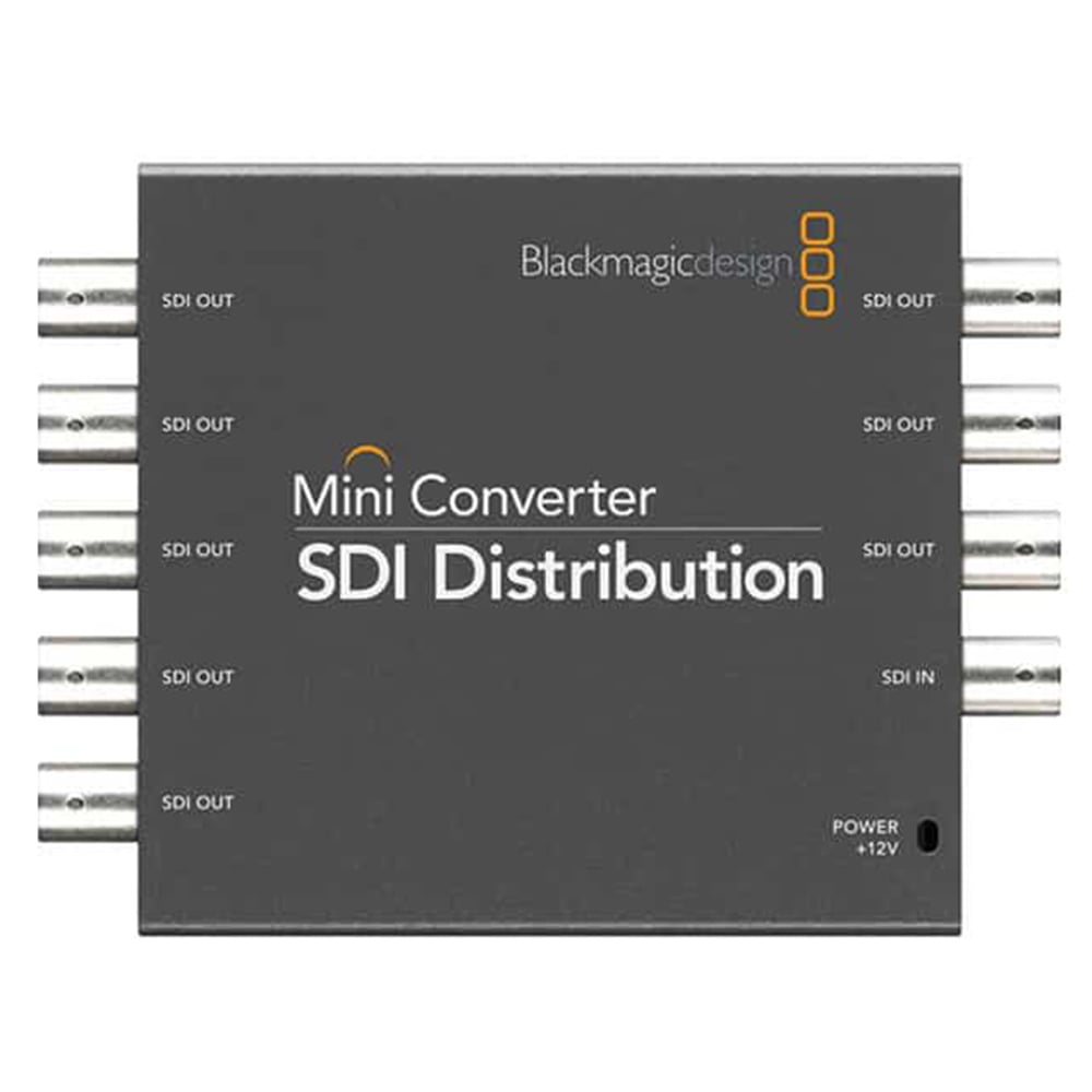 Take control of your post-production environment with the SDI distribution converter that enables up to 8 SDI outputs from one SD or HD-SDI connection.