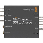 Blackmagic Broadcast Accessory that enables you to convert from SD and HD‑SDI to analogue component and de-embed audio for balanced analogue.