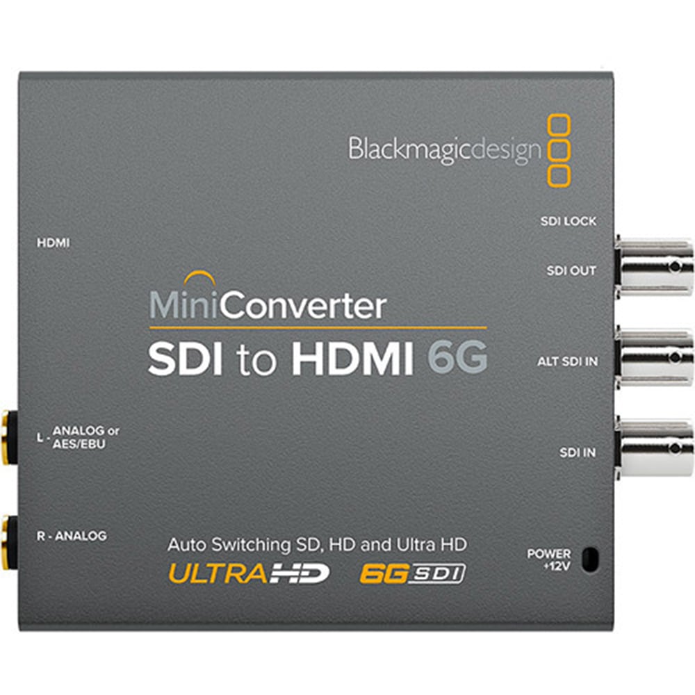 Blackmagic Broadcast Accessory brings an advanced solution to convert your SDI video equipment with devices that require HDMI signals.