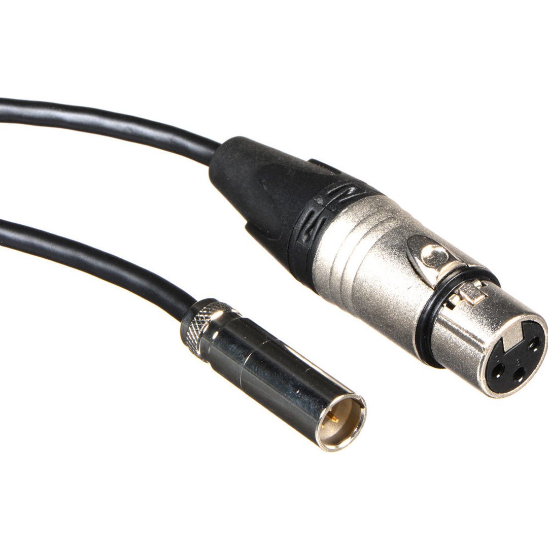 Blackmagic Design Set of 2 Mini XLR to XLR Audio Cables (50cm) – durable cables designed for reliable audio connection between microphones and Video Assist 4K devices.