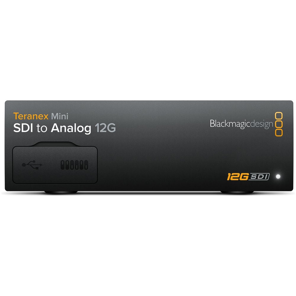 Supports 12G SDI to HDMI conversions and is ideal for all broadcast, post-production, and other professional video applications.