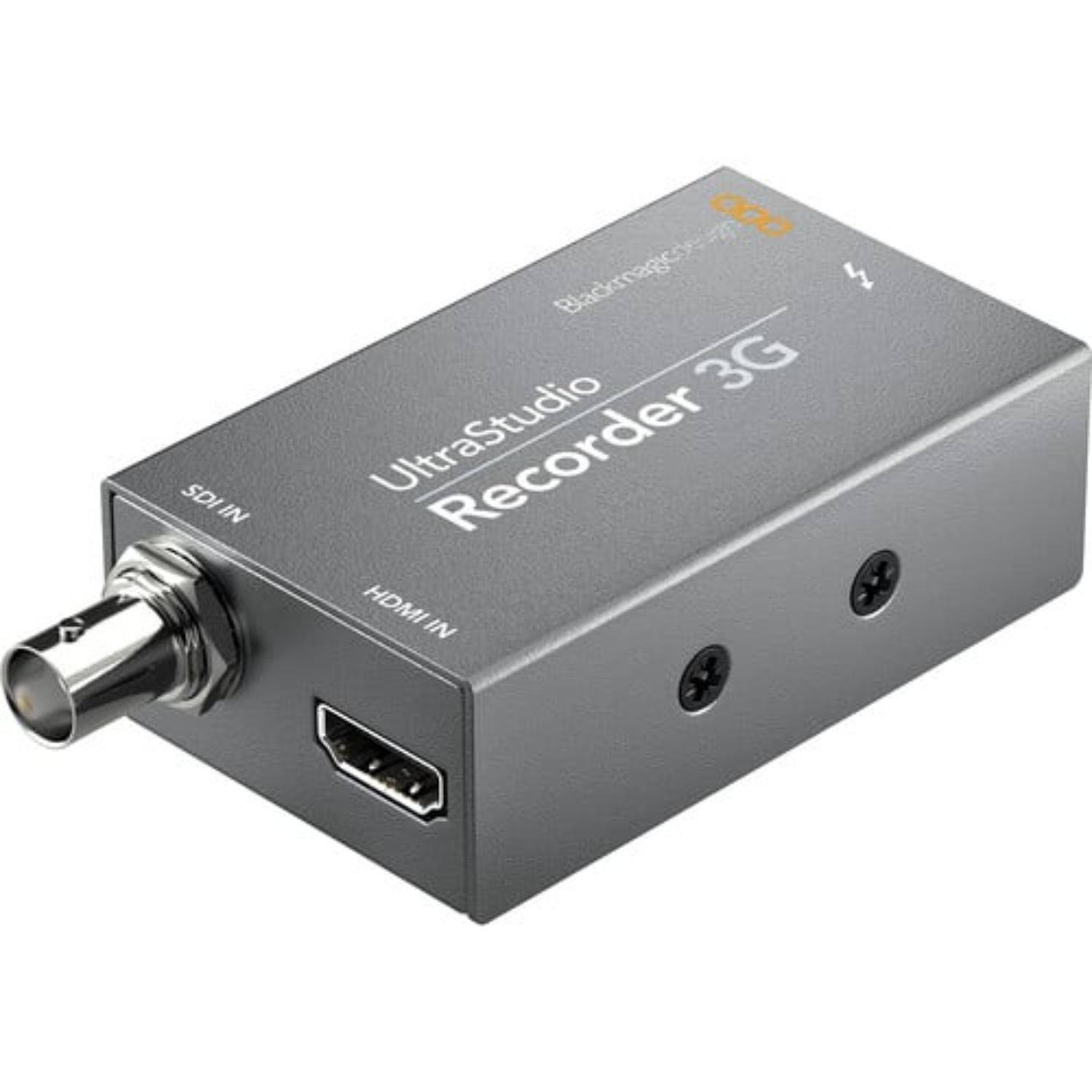 Blackmagic Design UltraStudio 3G Recorder lets you capture or stream video from your camera, or SDI or HDMI source via the Thunderbolt connection of your PC.
