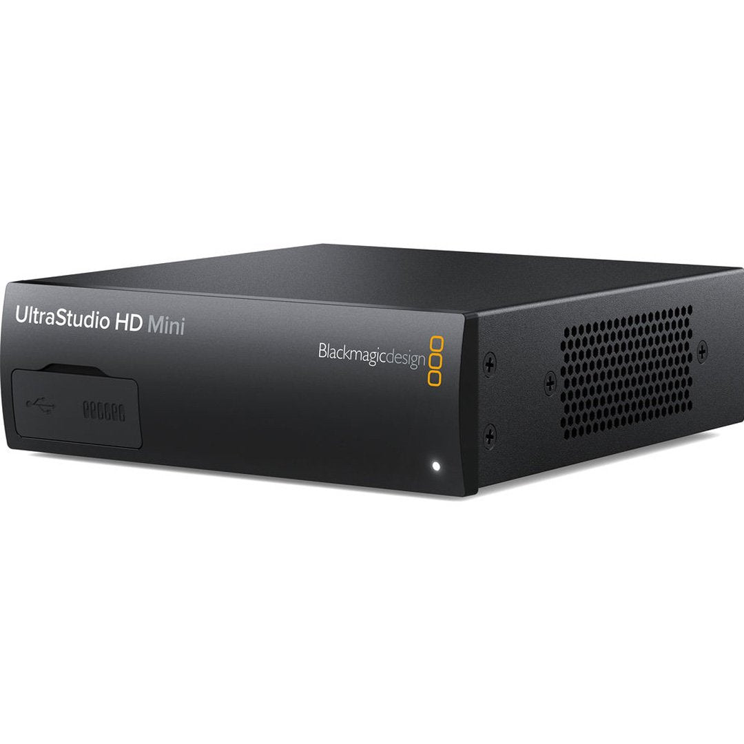 The Blackmagic Ultrastudio HD Mini lets you perform footage acquisition from digital or analog sources straight into your NLE of choice.