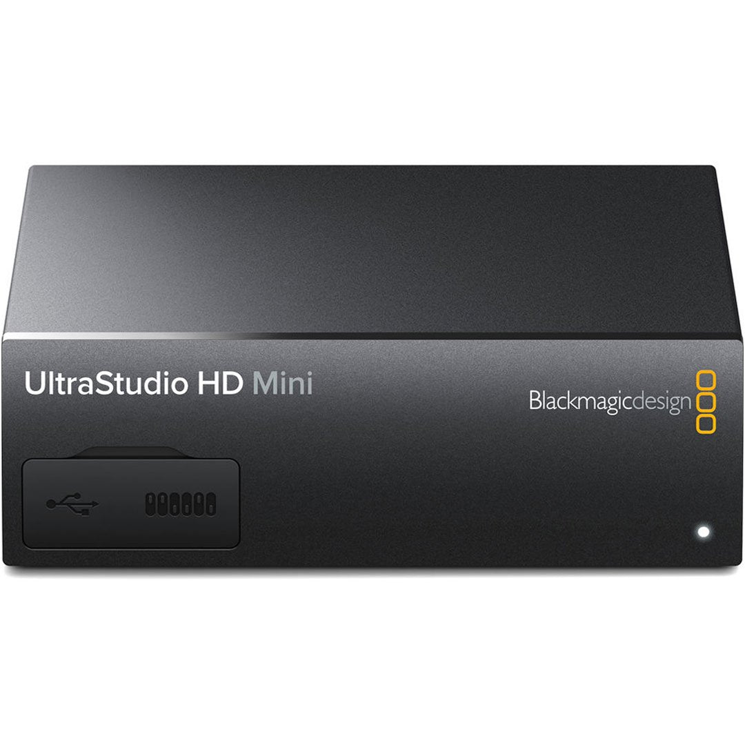 The Blackmagic Ultrastudio HD Mini lets you perform footage acquisition from digital or analog sources straight into your NLE of choice.