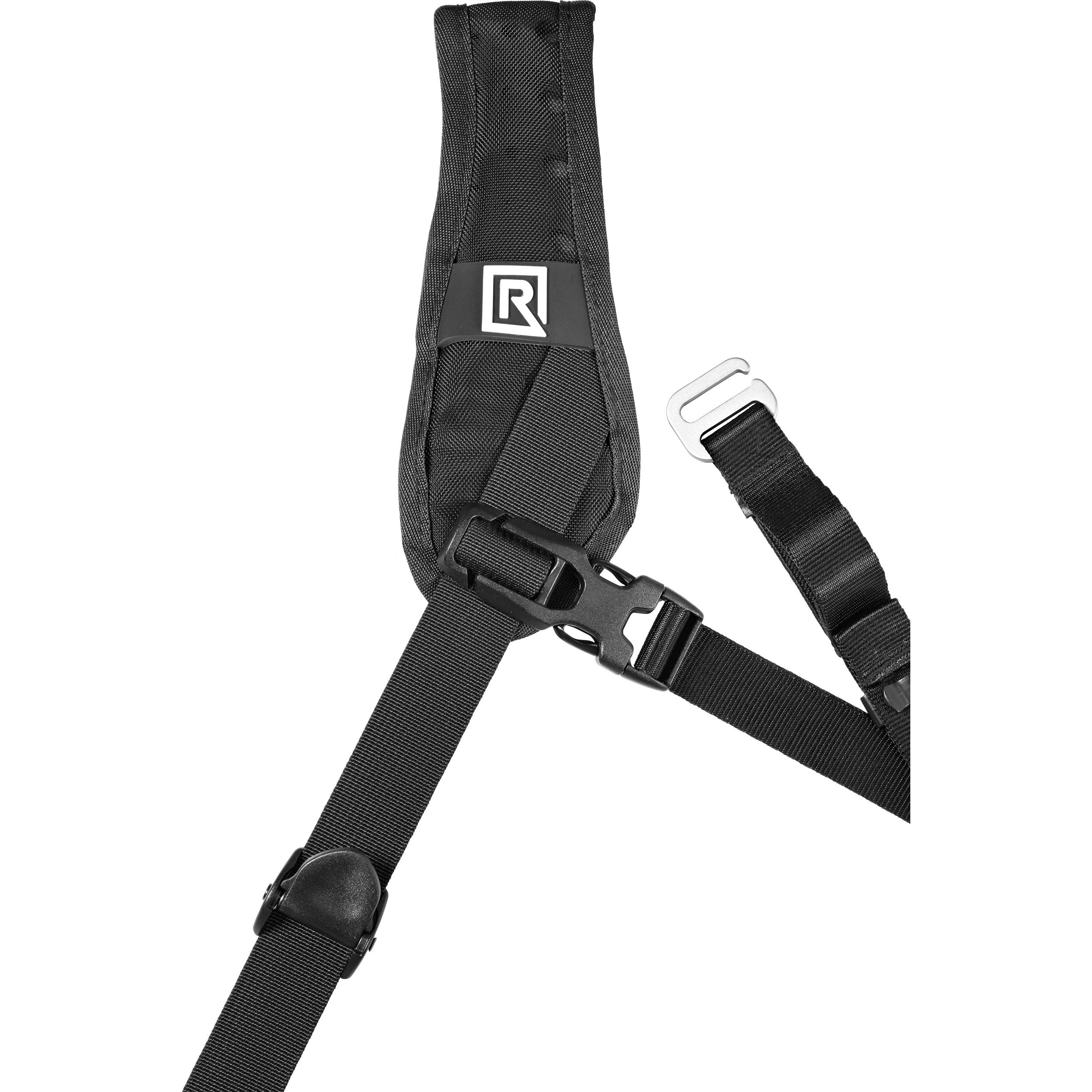 BlackRapid Curve Breathe Camera Strap – ergonomic camera strap with breathable padding and quick-adjust design for comfortable, secure carrying on the shoulder.