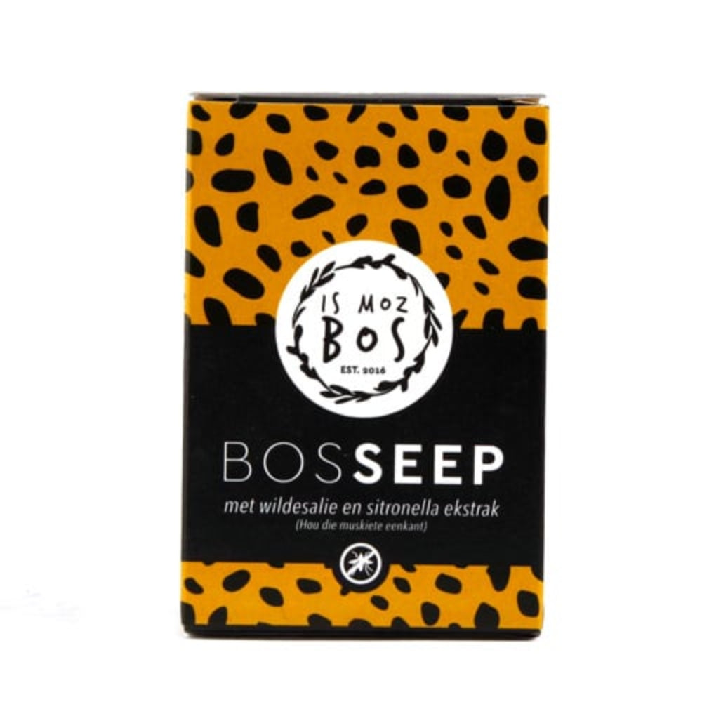 A proudly South Africa soap inspired by the African bushveld. Wild sage and citronella extract help keep those dreaded mosquitoes at bay.