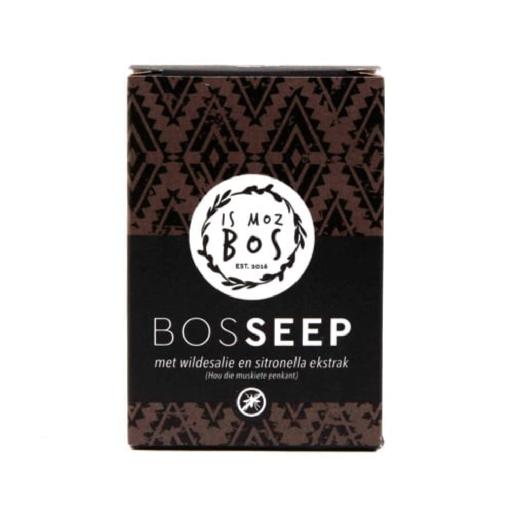 A proudly South Africa soap inspired by the African bushveld. Wild sage and citronella extract help keep those dreaded mosquitoes at bay.