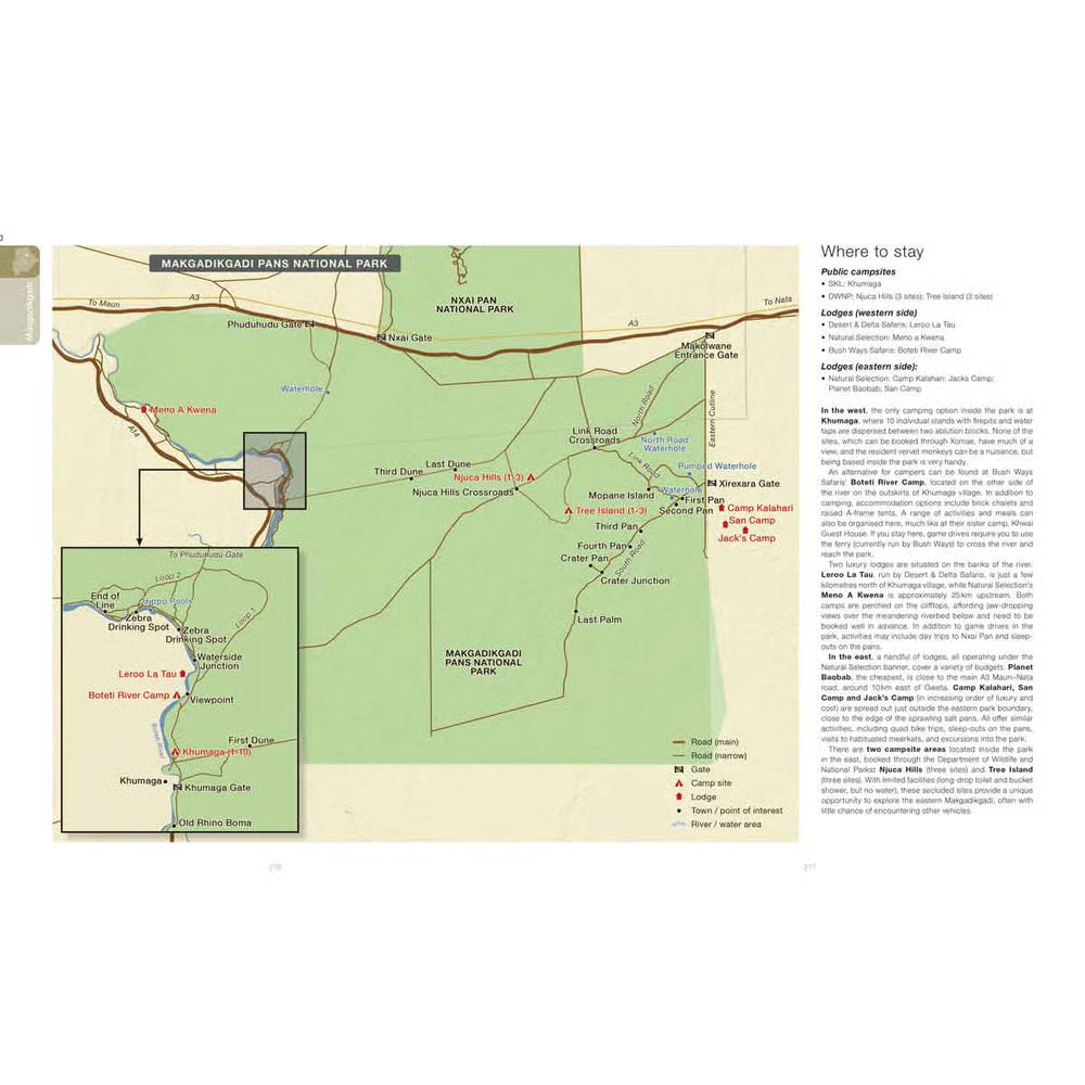 This book is the perfect resource for the hassle-free exploration of Botswana. It features comprehensive details, new maps, and inspirational imagery.