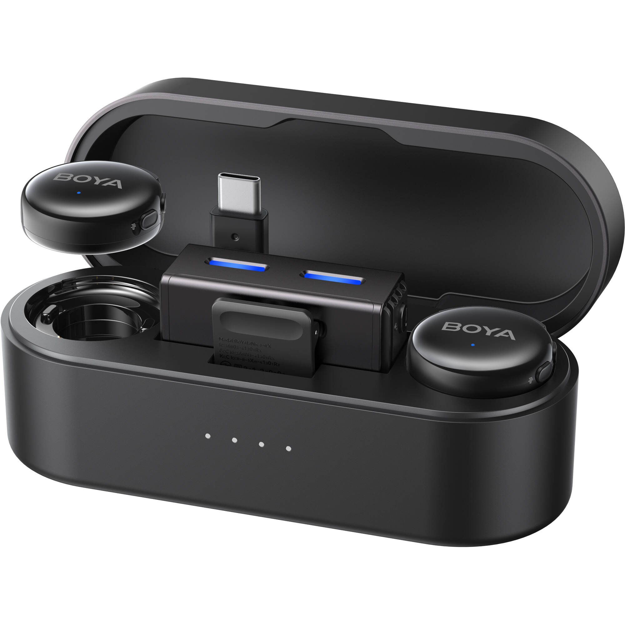 Boyalink 3 wireless microphone with AI noise cancellation and long battery life.

