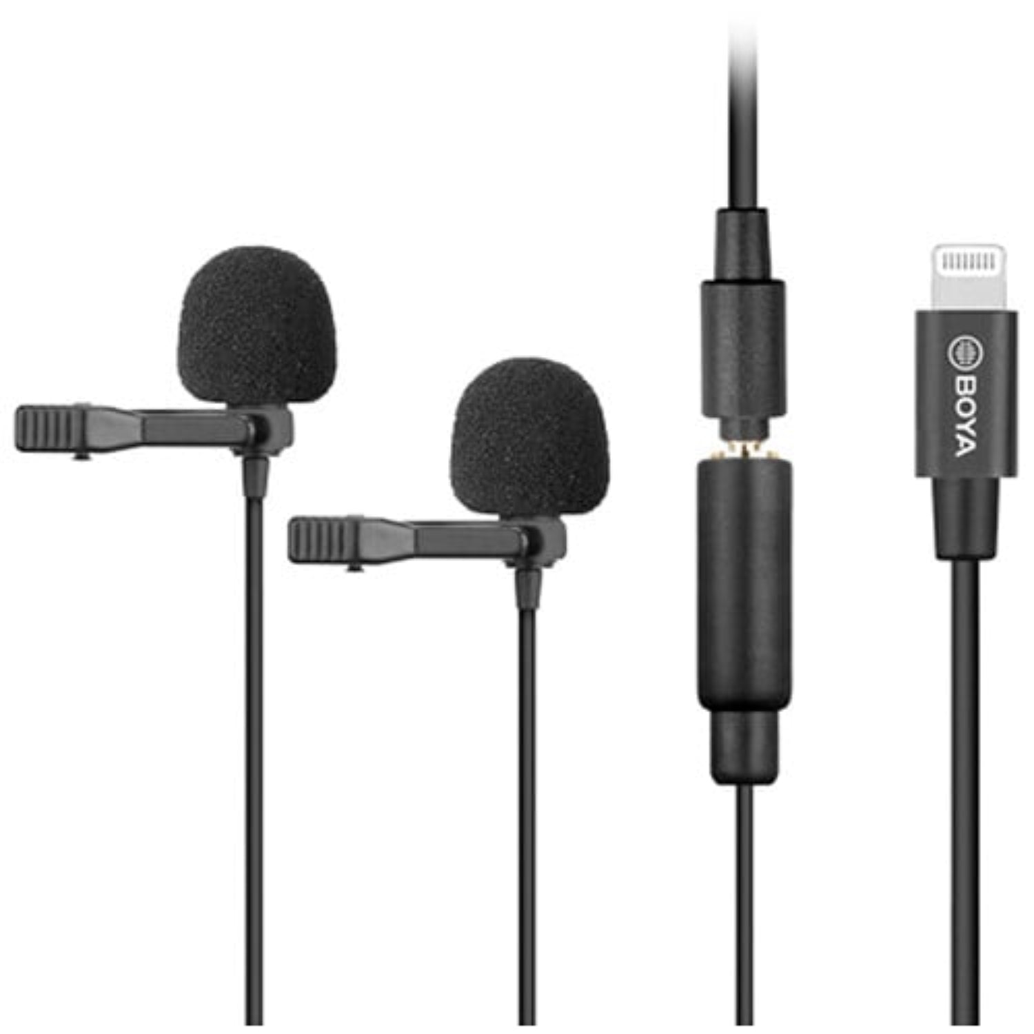 The Boya BY-M2D helps capture clear and high-quality sound with iOS mobile devices iPhone, iPad, and iPod touch via Apple MFi-certified Lightning connector. 
